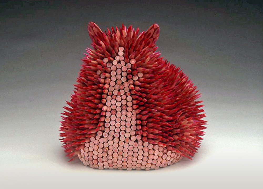 Kinesthetic Sculptures Made Out Of Colored Pencils By Jennifer Maestre 22