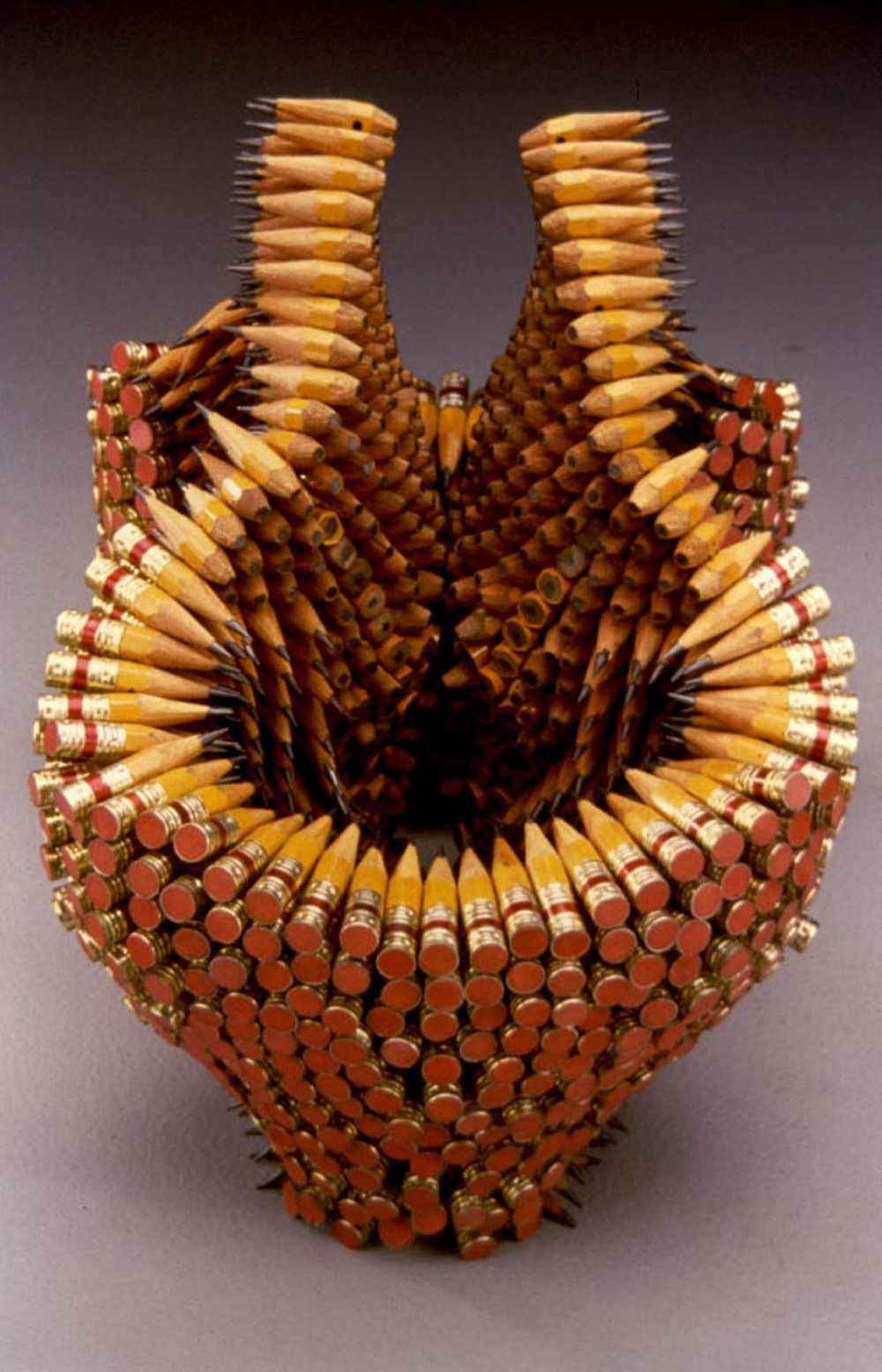 Kinesthetic Sculptures Made Out Of Colored Pencils By Jennifer Maestre 7