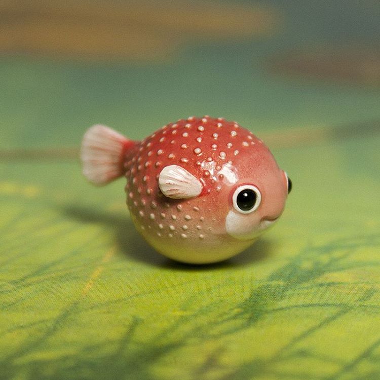 Lovely Animal Polymer Clay Sculptures By Raminta 11