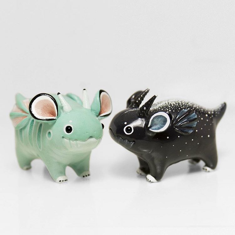 Lovely Animal Polymer Clay Sculptures By Raminta 9