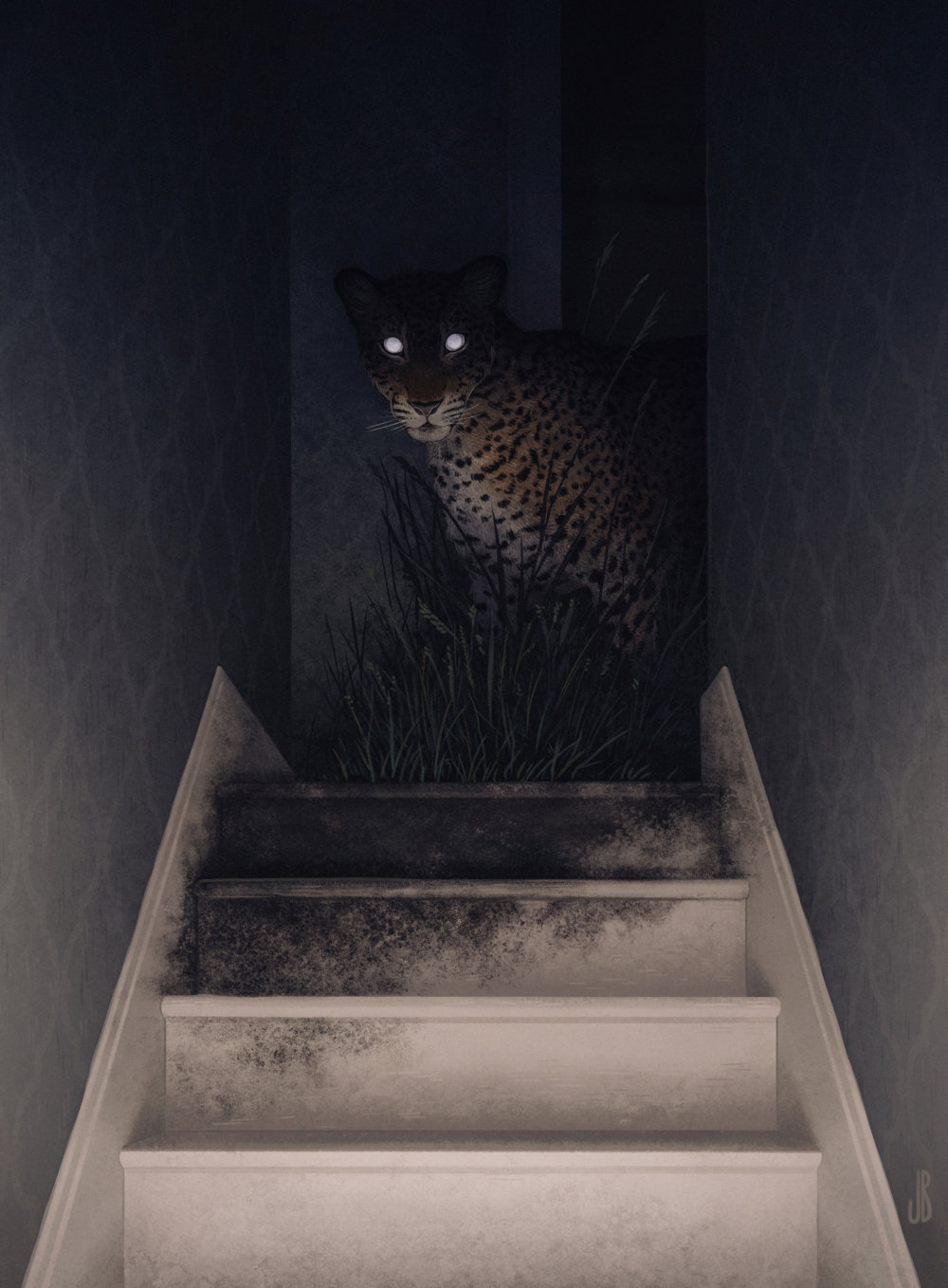 Mysterious And Shadowy Animal Illustrations By Jenna Barton 1