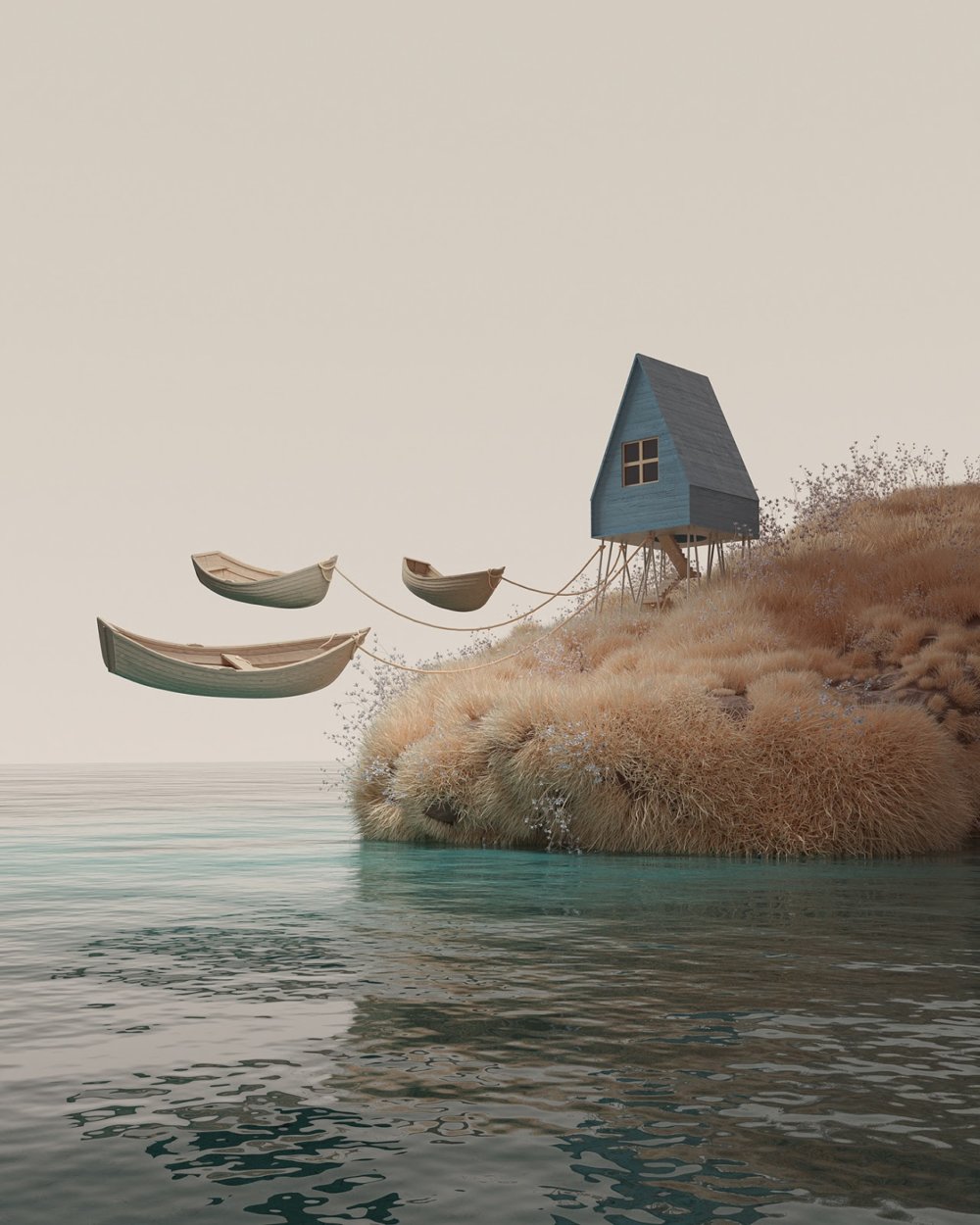 Nothingness Dreamy 3d Art Series By Murat Yildirim 1