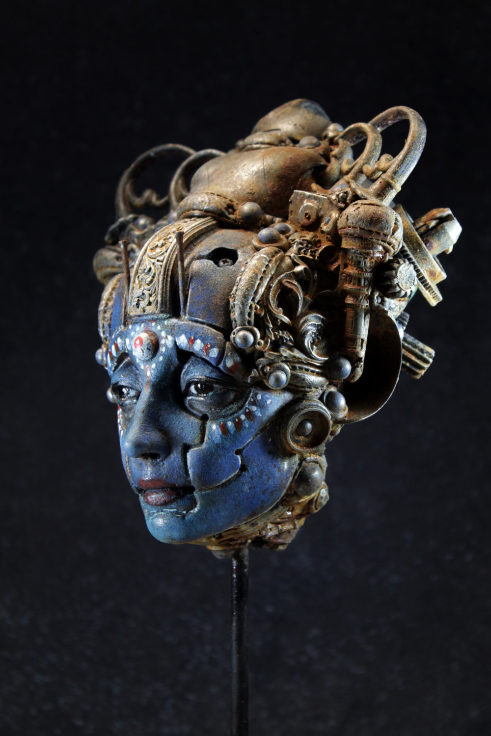 Relics Of The Future Futuristic Steampunk Resin Sculptures By Tomas Barcelo 14