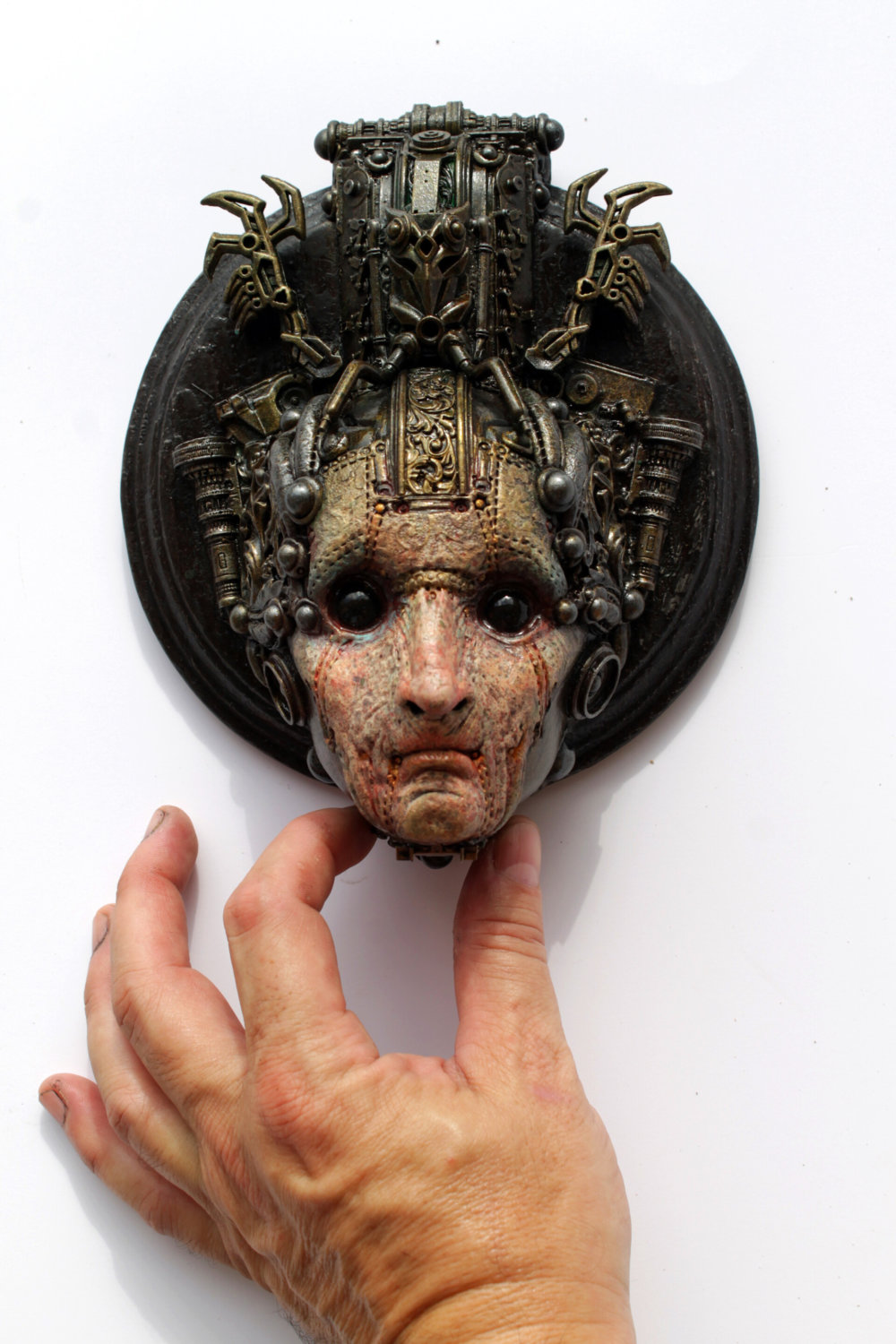Relics Of The Future Futuristic Steampunk Resin Sculptures By Tomas Barcelo 15
