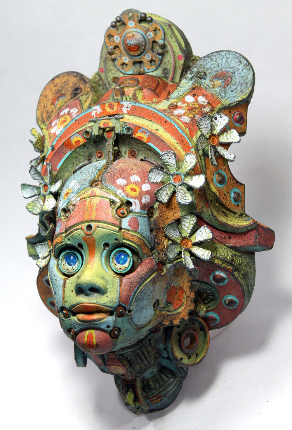 Relics Of The Future Futuristic Steampunk Resin Sculptures By Tomas Barcelo 6