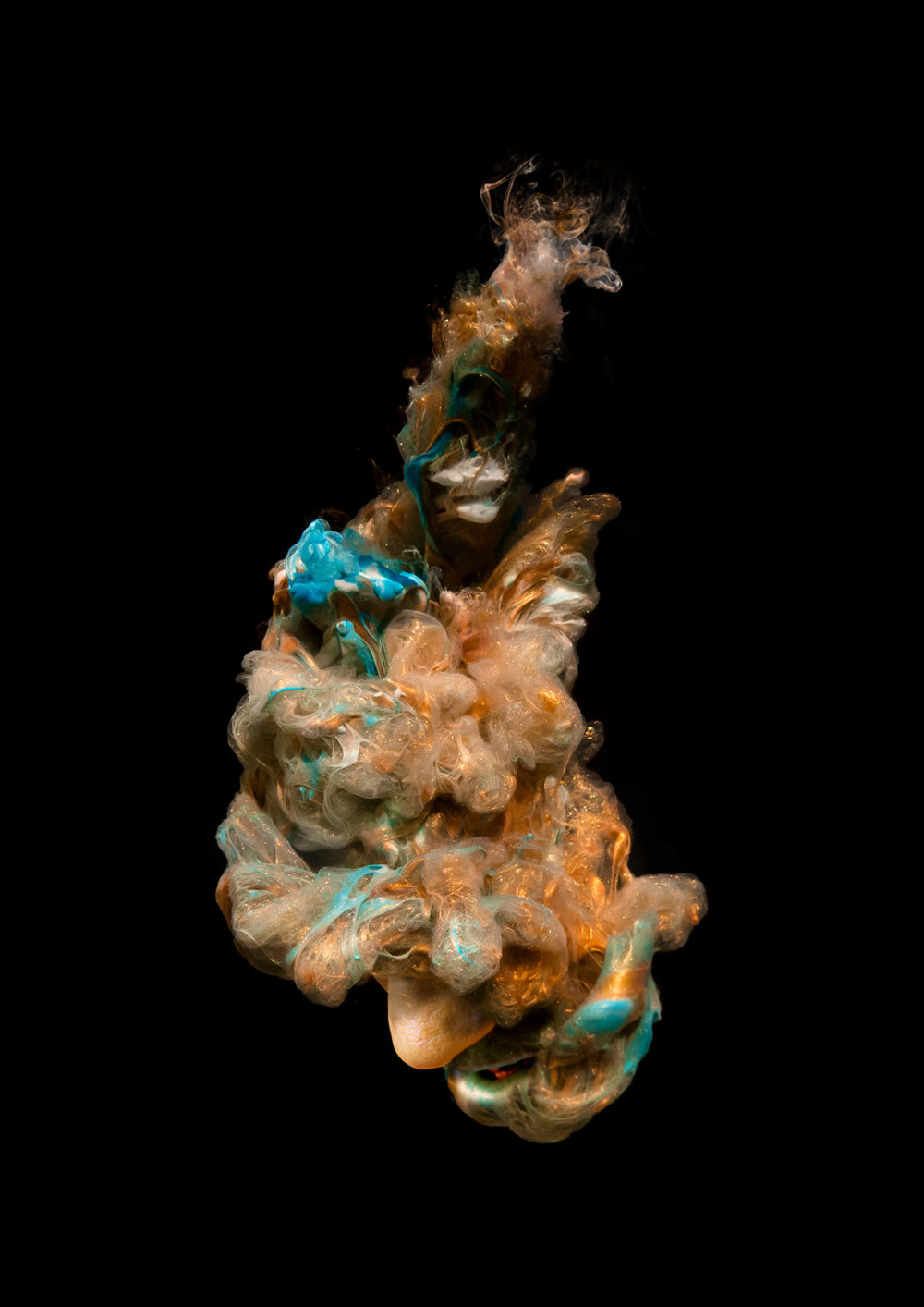 Renatus Human Faces Blended With Colorful Paint Splashes By Chris Slabber 2