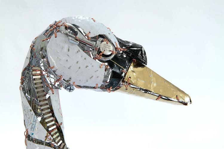 Scrap Metal And Discarded Objects Recycled Into Lifelike Animal Sculptures By Barbara Franc 14