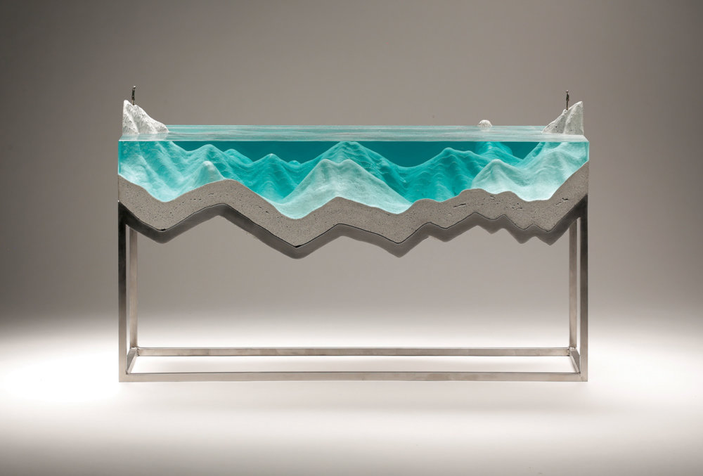 Sea And Waterbody Glass Sculptures By Ben Young 11