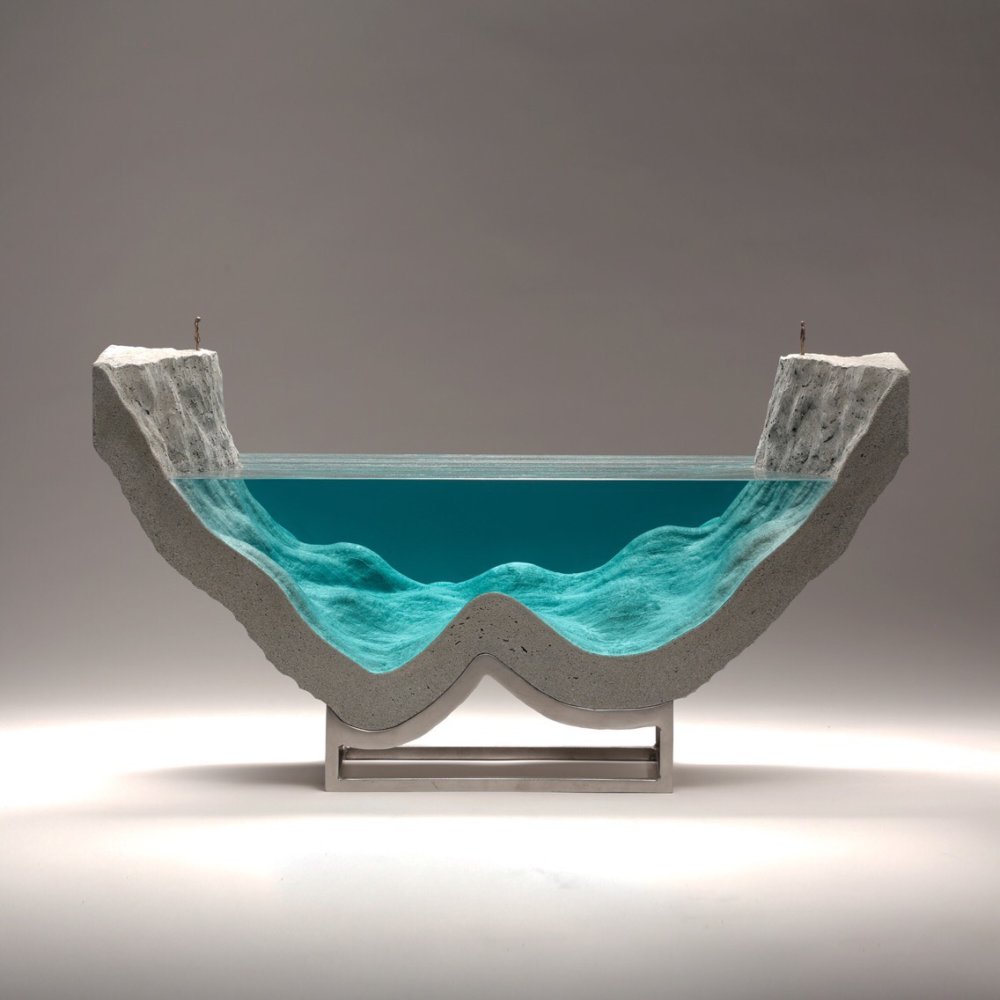 Sea And Waterbody Glass Sculptures By Ben Young 14