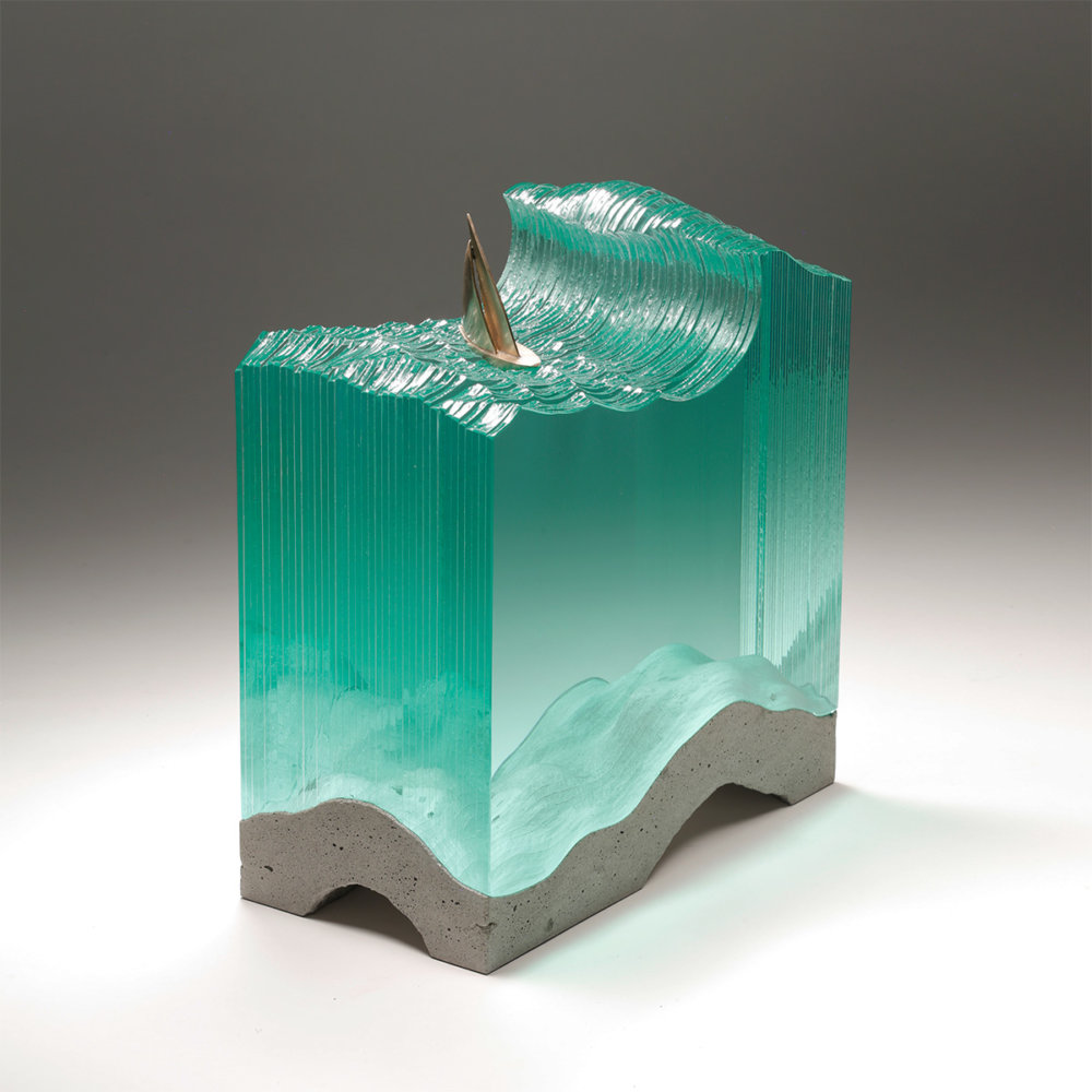 Sea And Waterbody Glass Sculptures By Ben Young 19