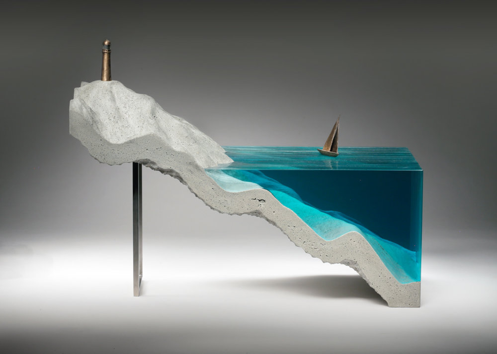 Sea And Waterbody Glass Sculptures By Ben Young 2