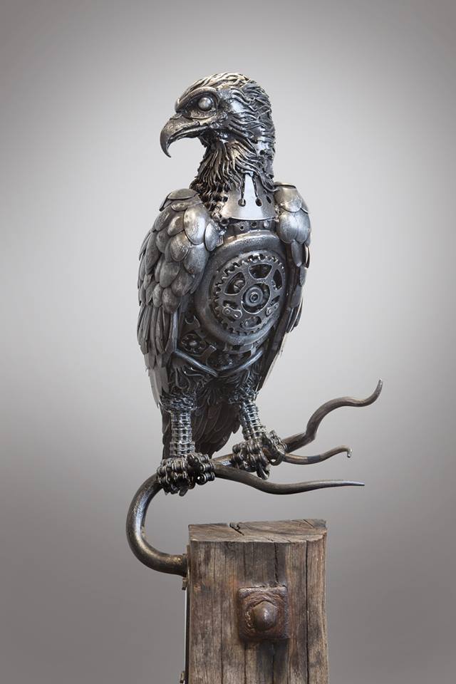 Striking Animal Scrap Metal Sculptures By Alan Williams 5