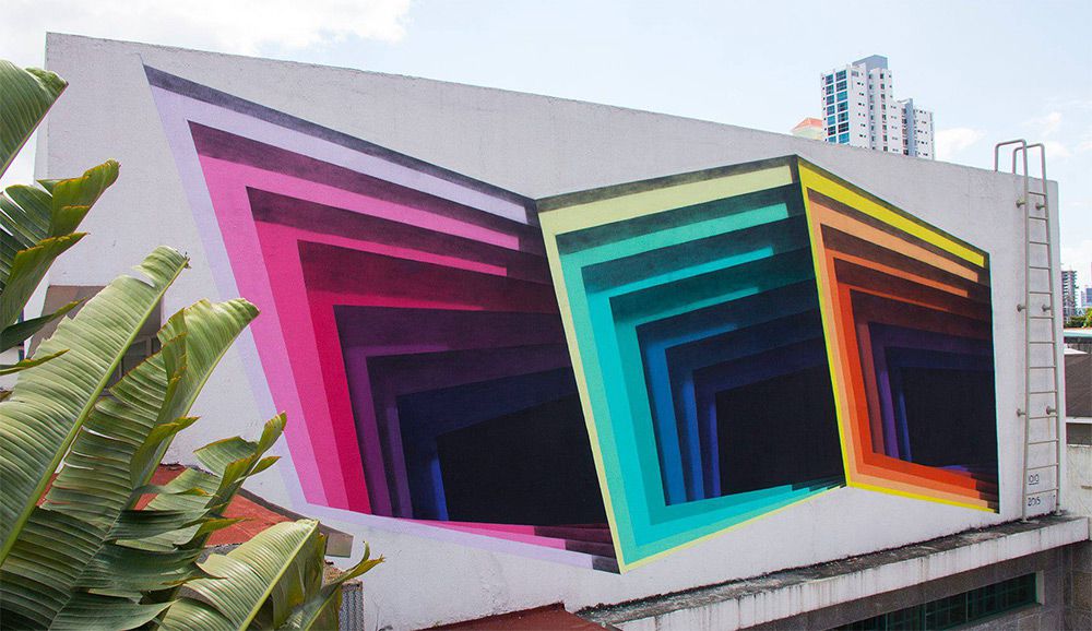 Colorful Gateways Impressive Three Dimensional Murals By 1010 10