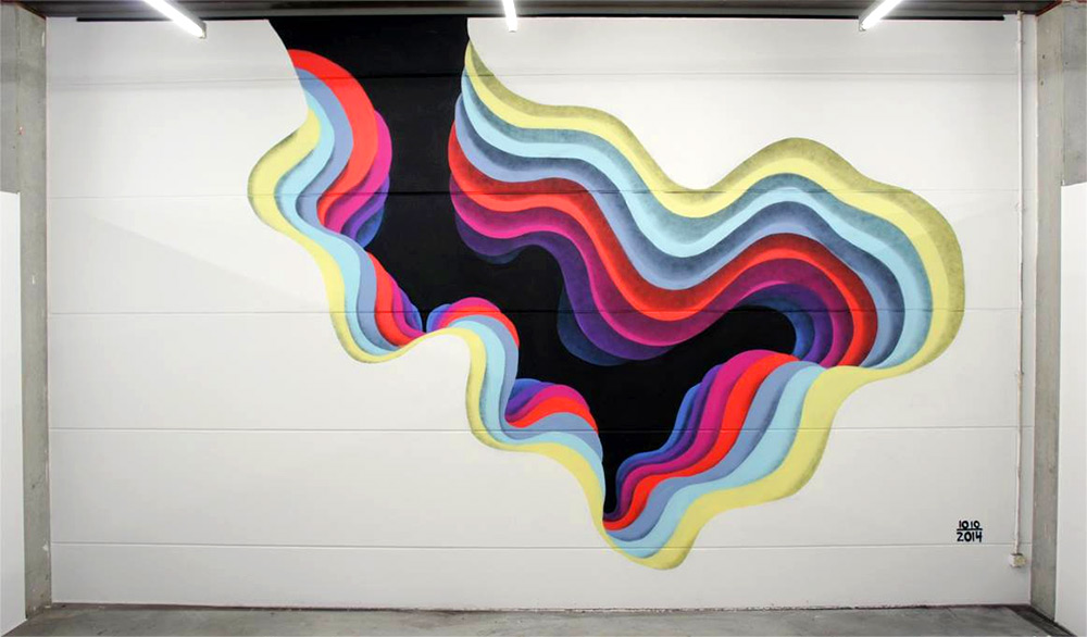 Colorful Gateways Impressive Three Dimensional Murals By 1010 13