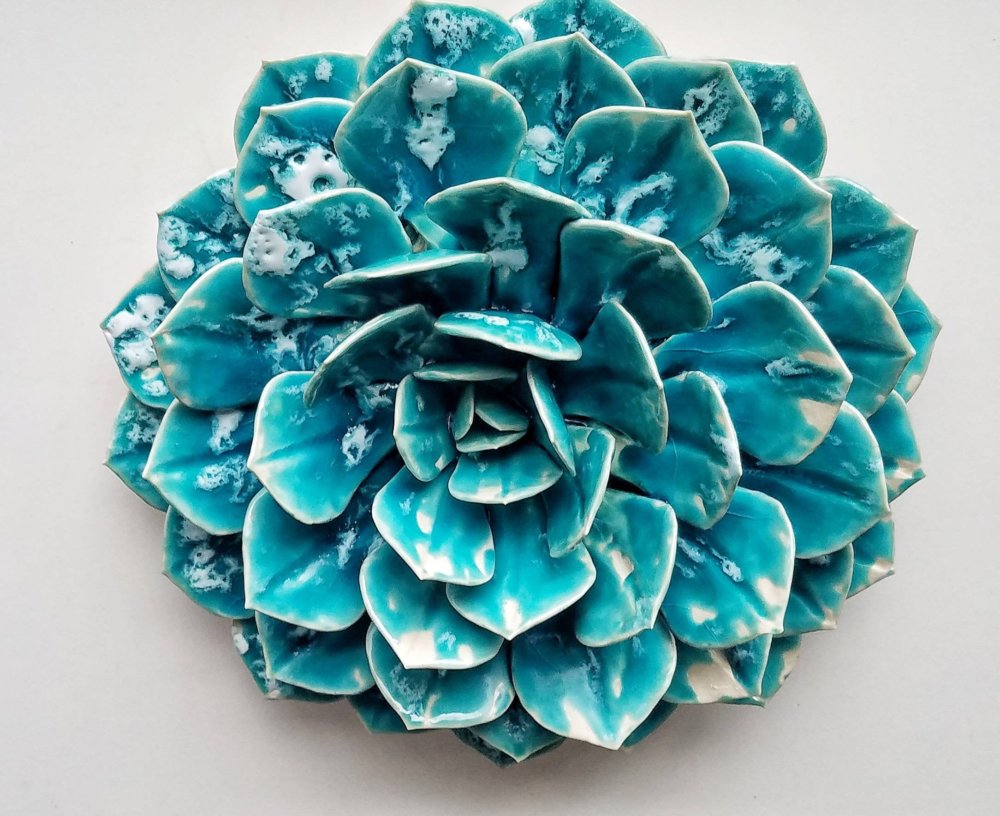 Gorgeous Handmade Ceramic Flowers And Succulents By Owen Mann 1
