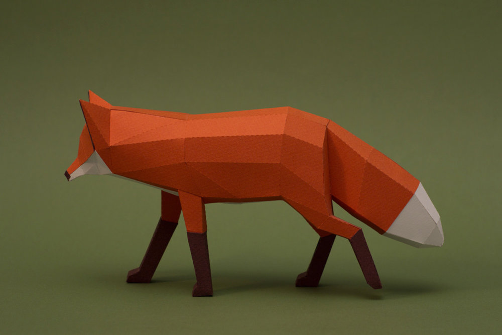 Paper Mammals Animal Colorful Cardboard Sculptures By Estudio Guardabosques 1