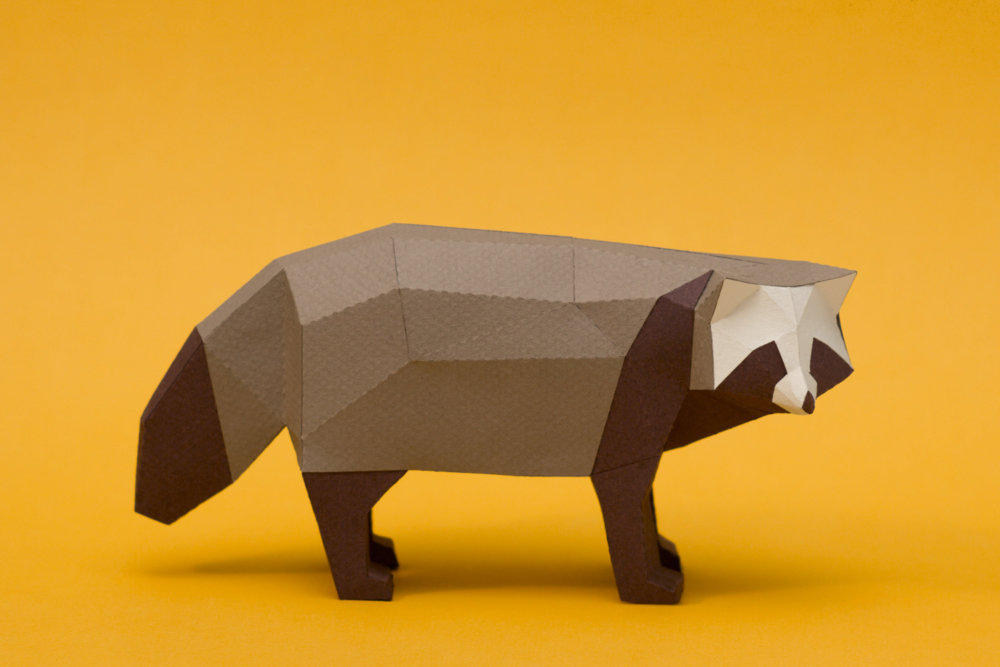 Paper Mammals Animal Colorful Cardboard Sculptures By Estudio Guardabosques 2