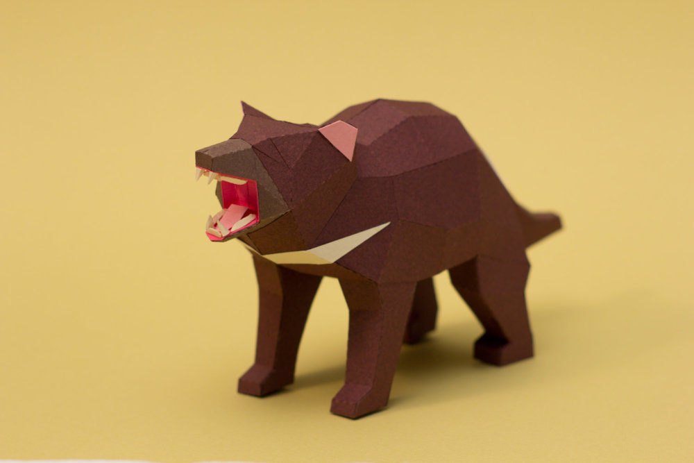 Paper Mammals Animal Colorful Cardboard Sculptures By Estudio Guardabosques 6