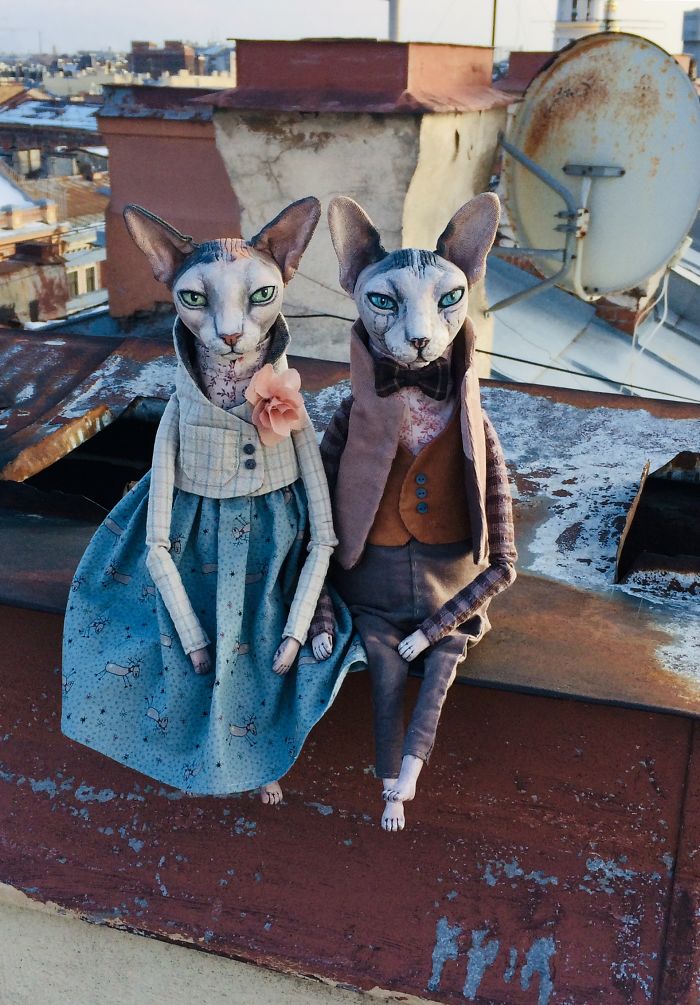 Realistic Dolls Of Sphynx Cats By Elena Alekhina 6