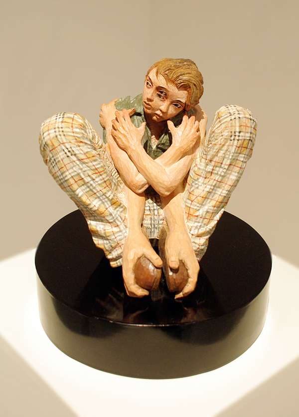 Surreal Figurative Wood Sculptures By Yoshitoshi Kanemaki 18
