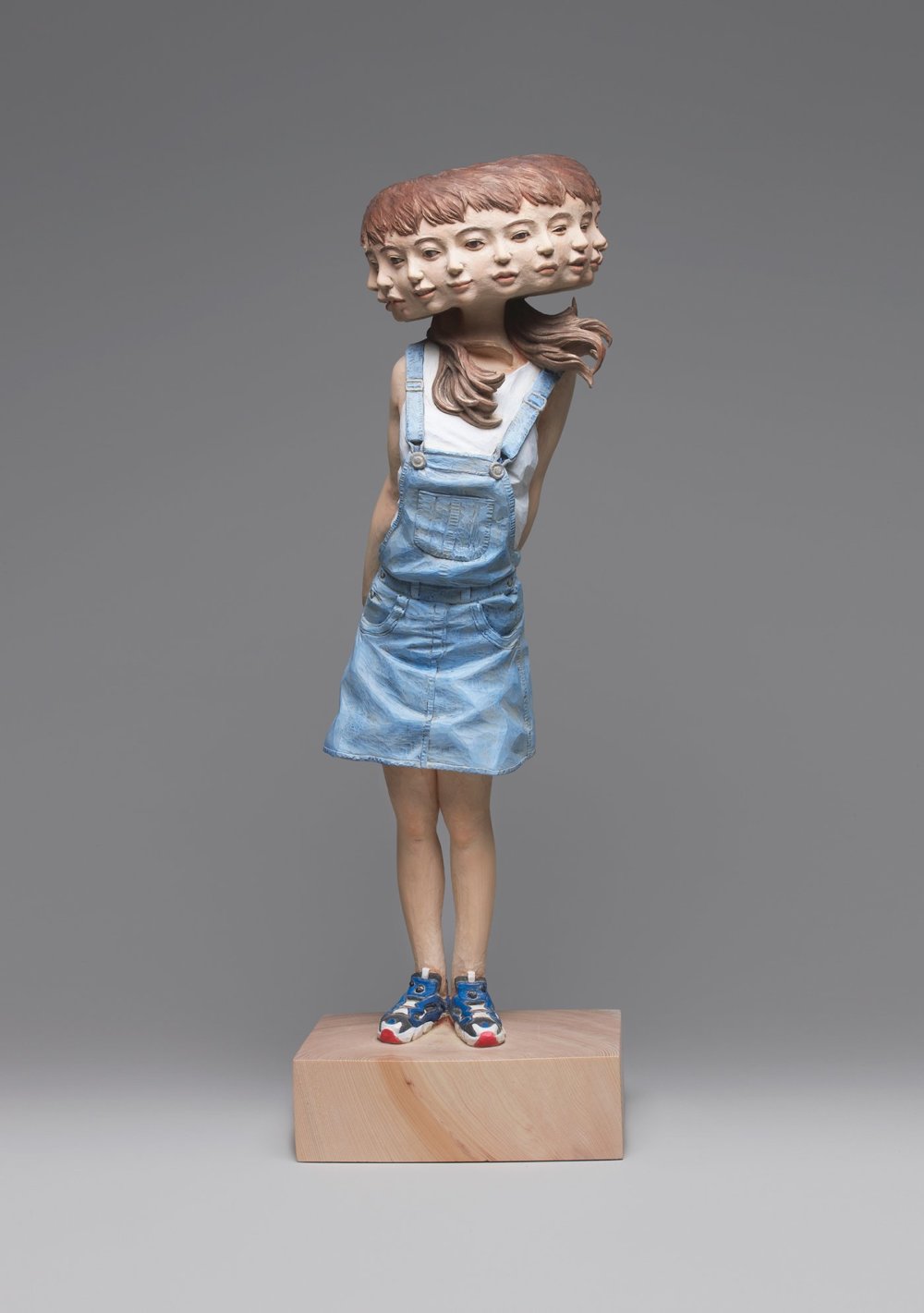 Juxtaposition: surreal figurative wood sculptures by Yoshitoshi ...