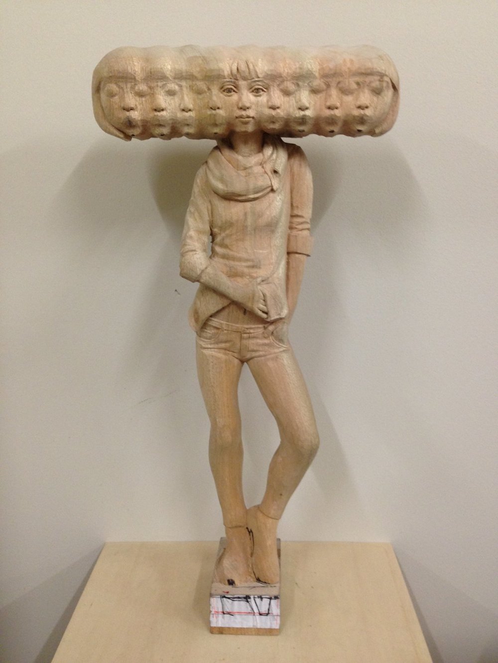 Surreal Figurative Wood Sculptures By Yoshitoshi Kanemaki 23