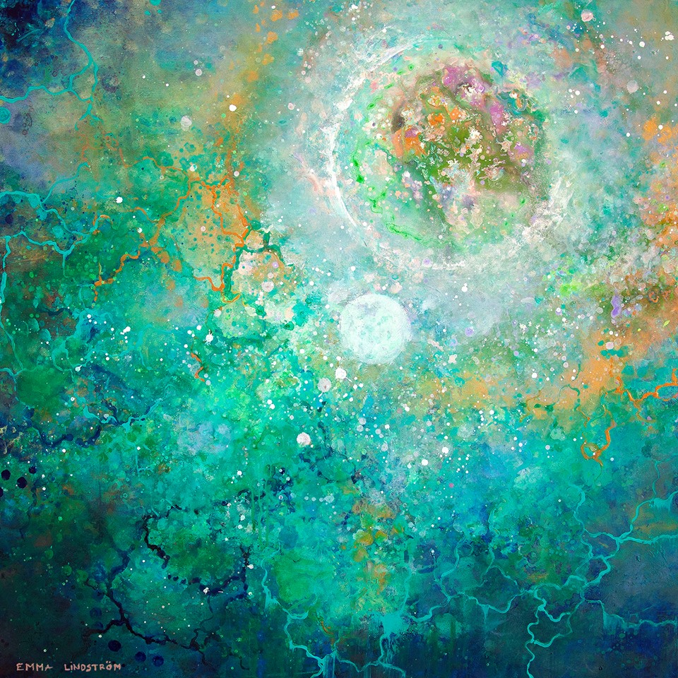 Universes Energy Mesmerizing Abstract Paintings By Emma Lindstrom 10