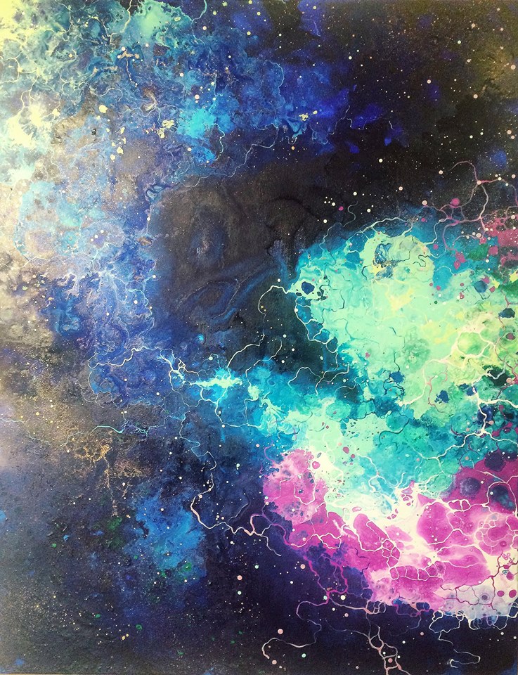 Universes Energy Mesmerizing Abstract Paintings By Emma Lindstrom 15