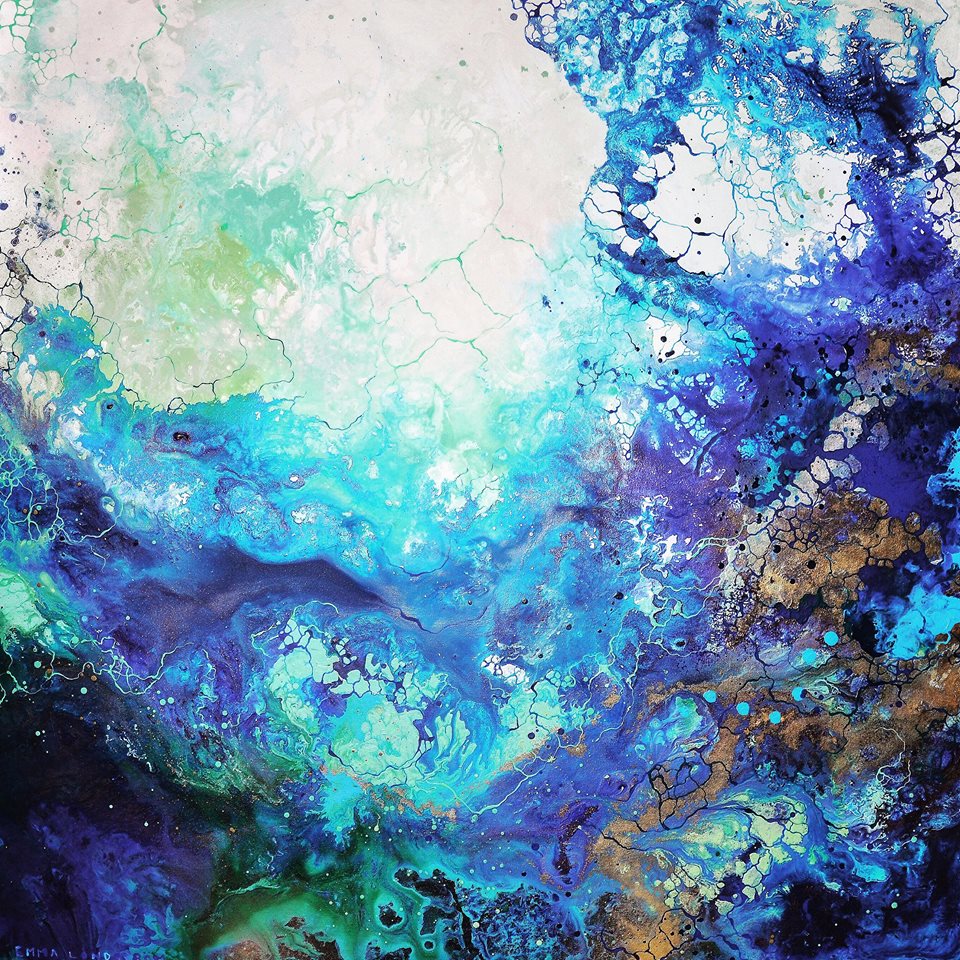 Universes Energy Mesmerizing Abstract Paintings By Emma Lindstrom 16