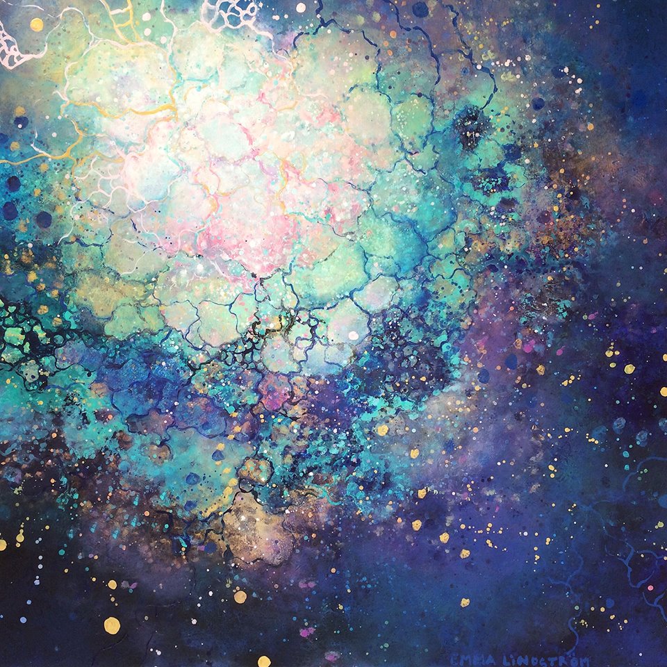 Universes Energy Mesmerizing Abstract Paintings By Emma Lindstrom 21
