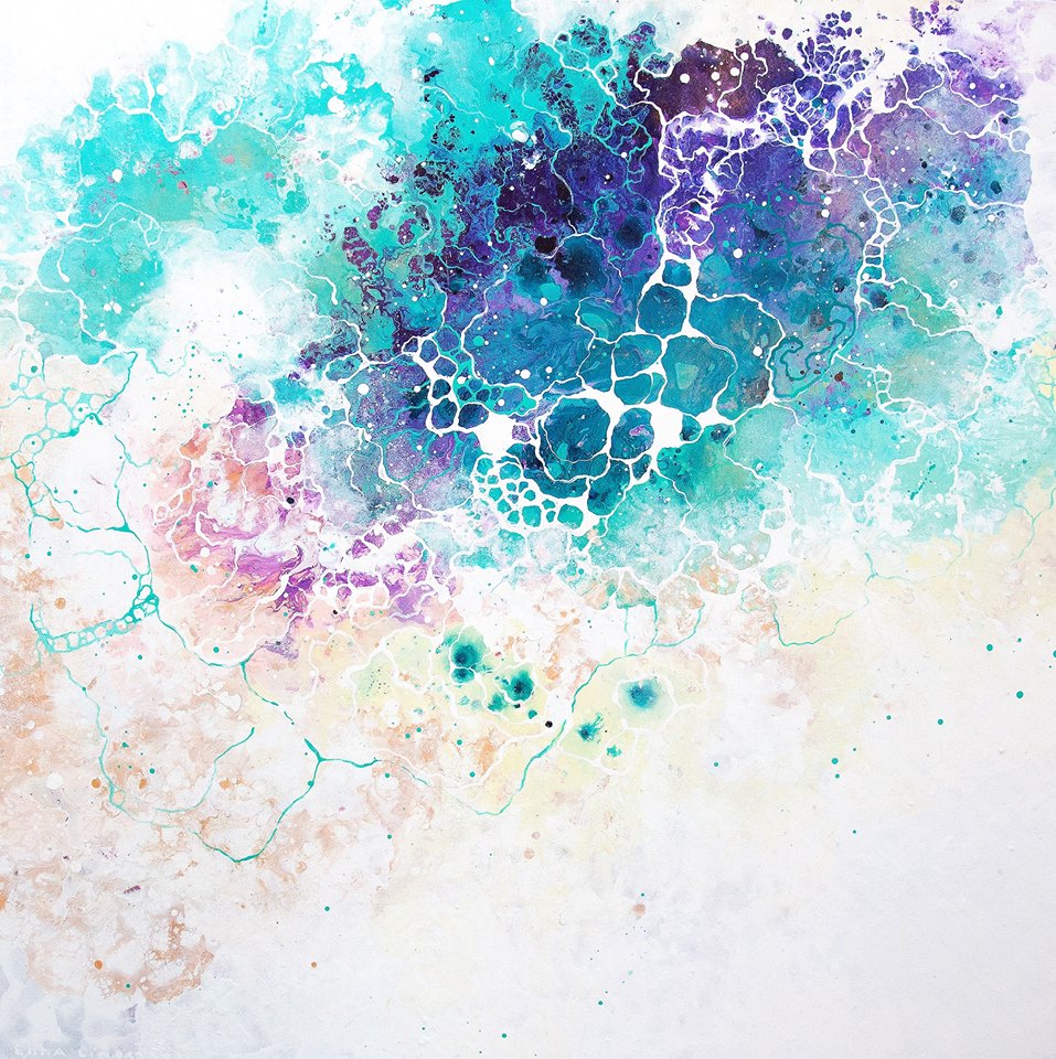 Universes Energy Mesmerizing Abstract Paintings By Emma Lindstrom 3