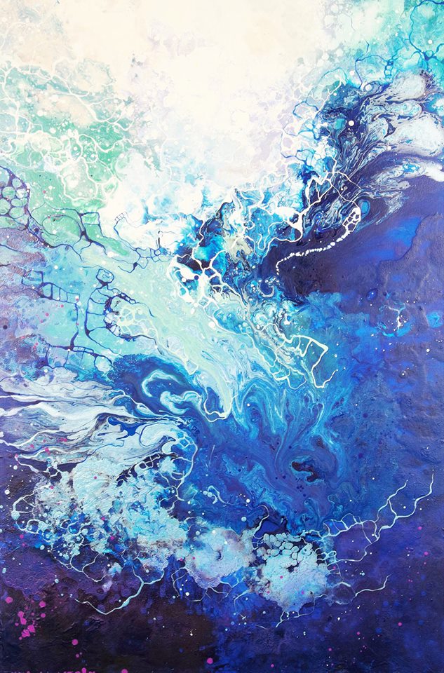 Universes Energy Mesmerizing Abstract Paintings By Emma Lindstrom 6