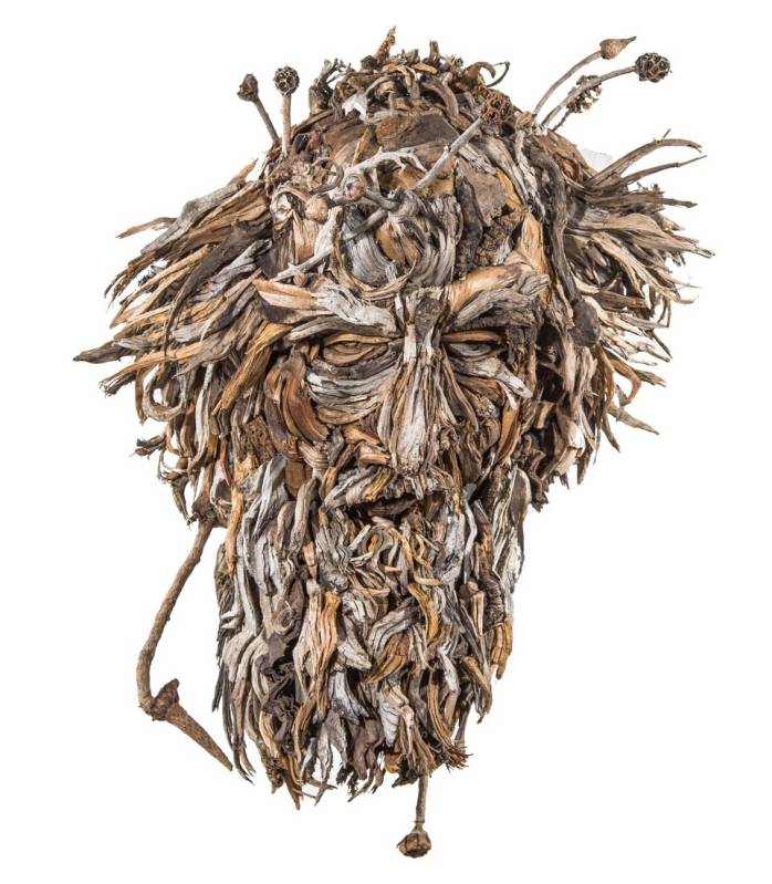 Amazing Head Sculptures Made Of Found Wood By Eyevan Tumbleweed 3