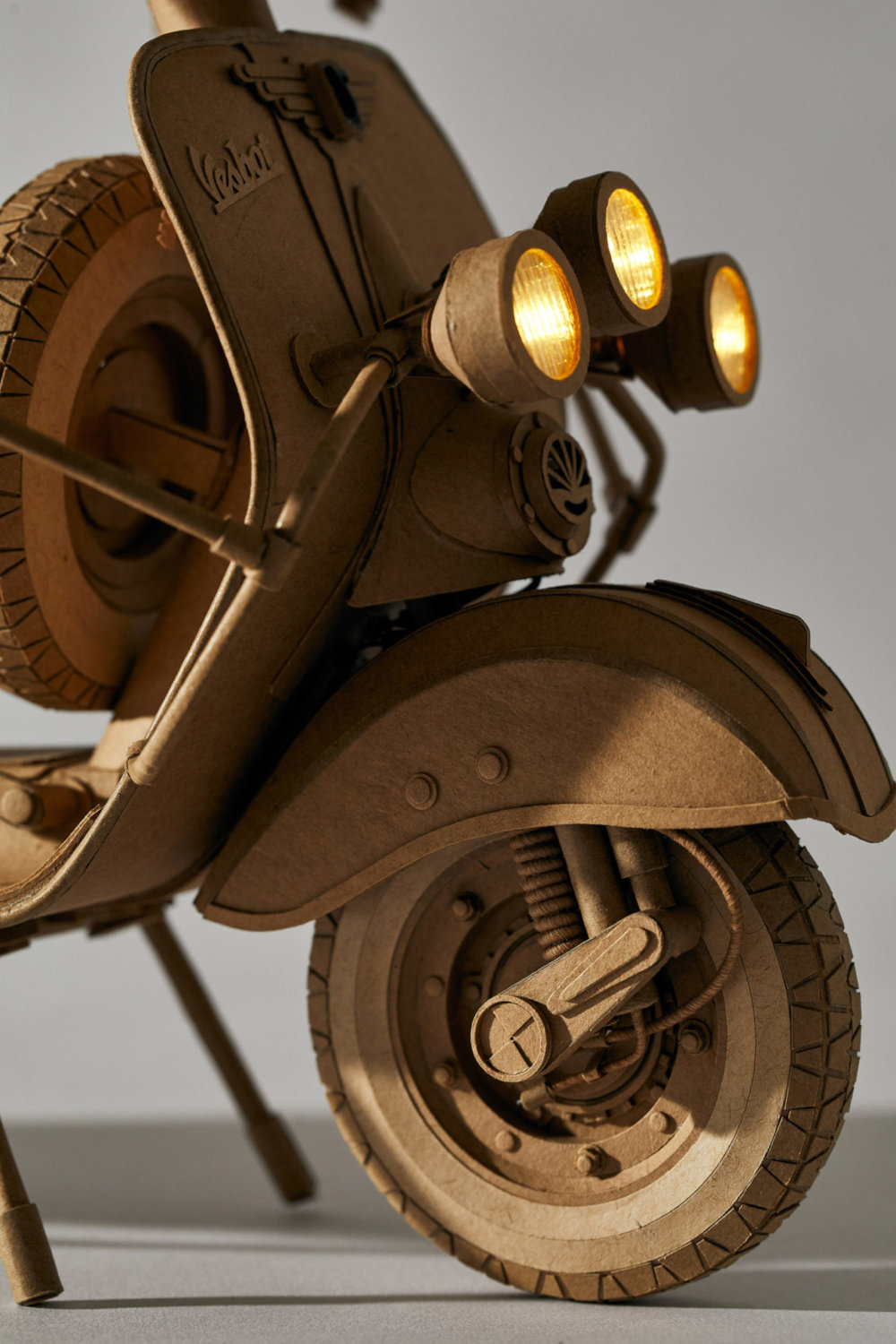 Amazingly Intricate Robot Cardboard Sculptures By Greg Olijnyk 12