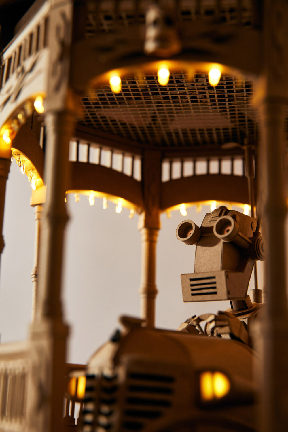Amazingly Intricate Robot Cardboard Sculptures By Greg Olijnyk 13