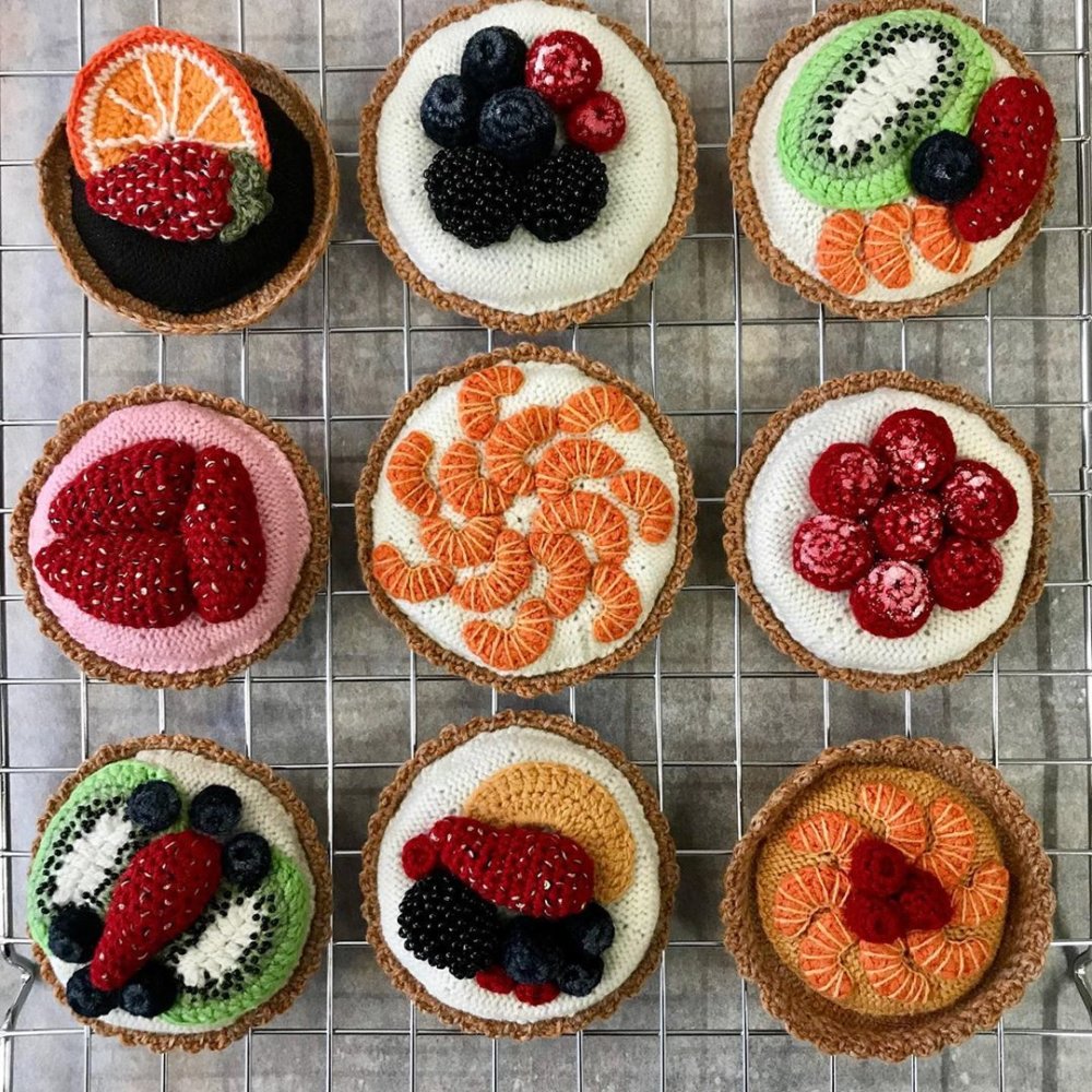 Baked Goods Made Of Crochet By Kate Jenkins 5