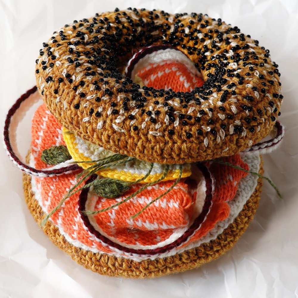 Baked Goods Made Of Crochet By Kate Jenkins 8