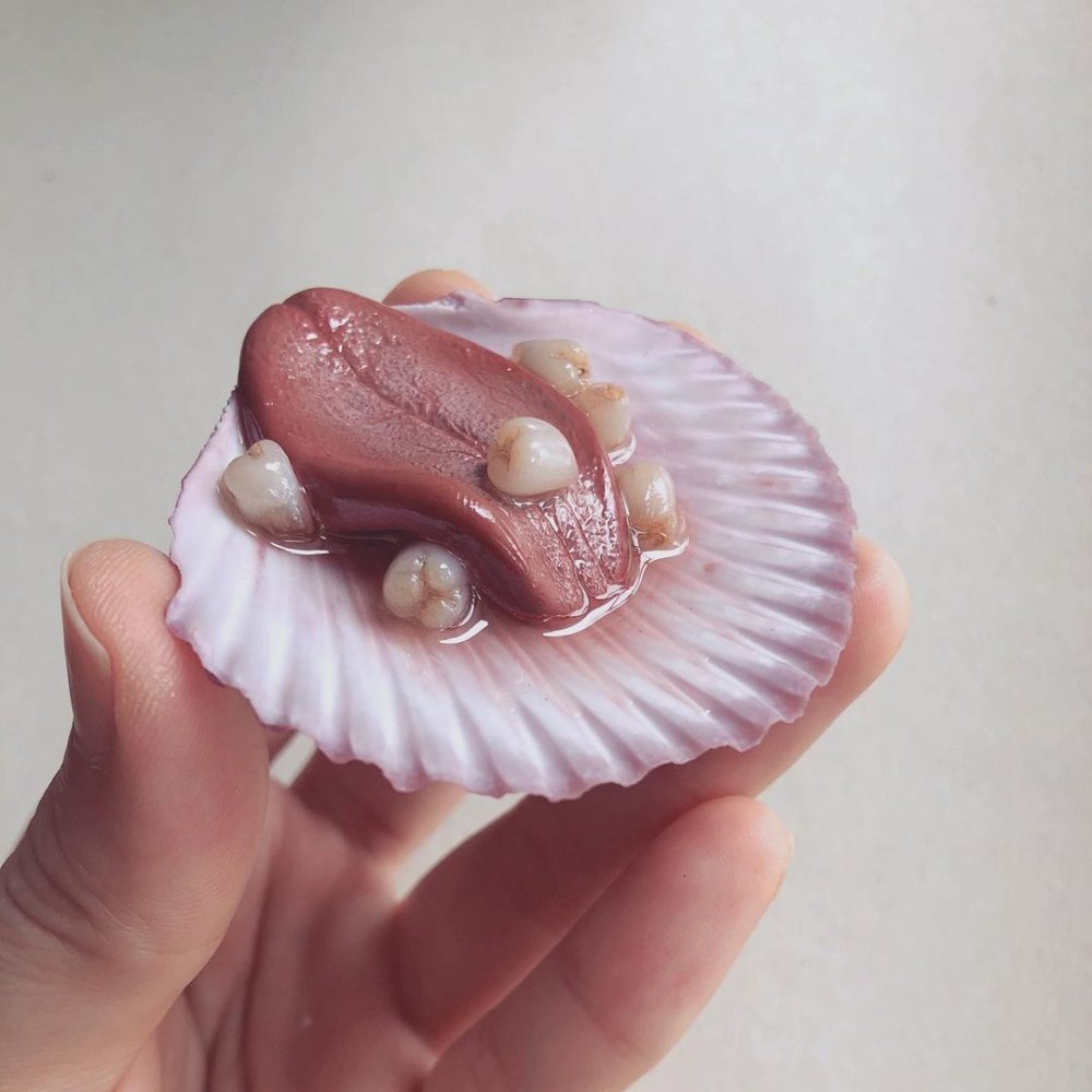 Creepy And Cute Bizarre Tiny Food Sculptures By Qixuan Lim 1