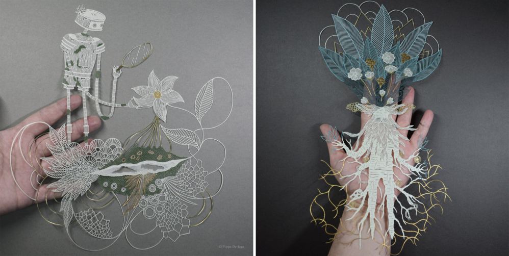 Delightful And Intricate Paper Cuttings By Pippa Dyrlaga 1