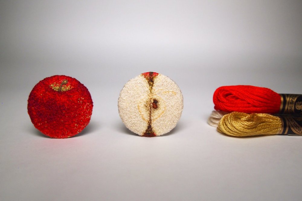 Embroidered Foods In Miniature By Japanese Artist Ipnot 10