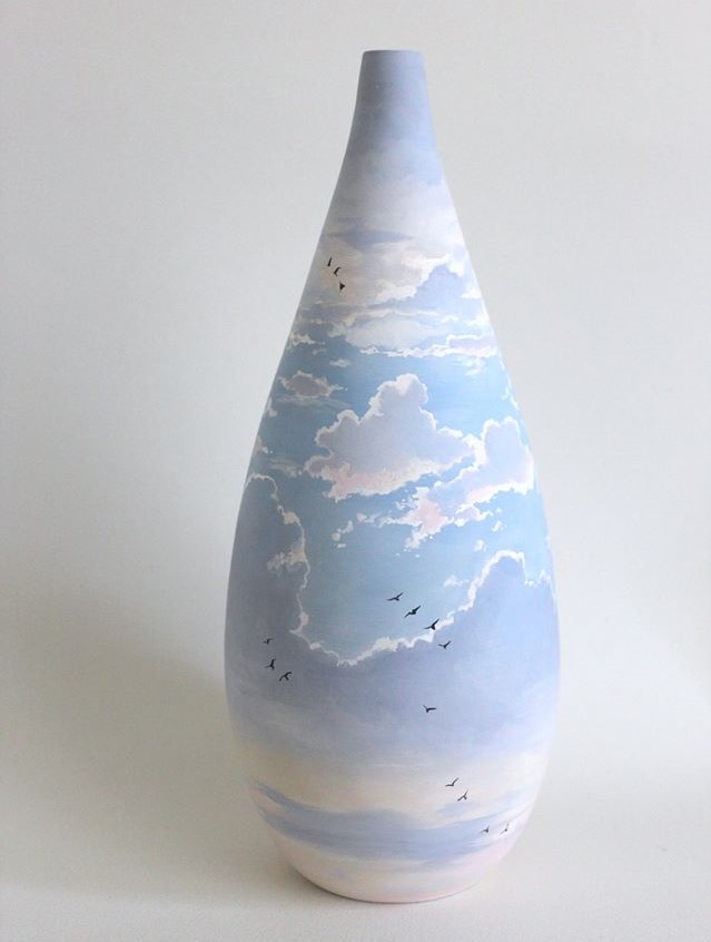 Enchanting Ceramic Vases Illustrated With Elegant Figures By Niharika Hukku 26