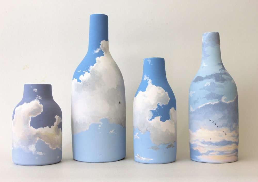 Enchanting Ceramic Vases Illustrated With Elegant Figures By Niharika Hukku 32