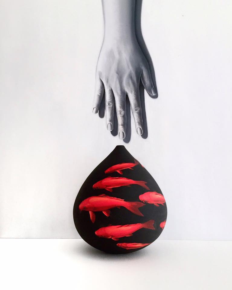 Enchanting Ceramic Vases Illustrated With Elegant Figures By Niharika Hukku 6