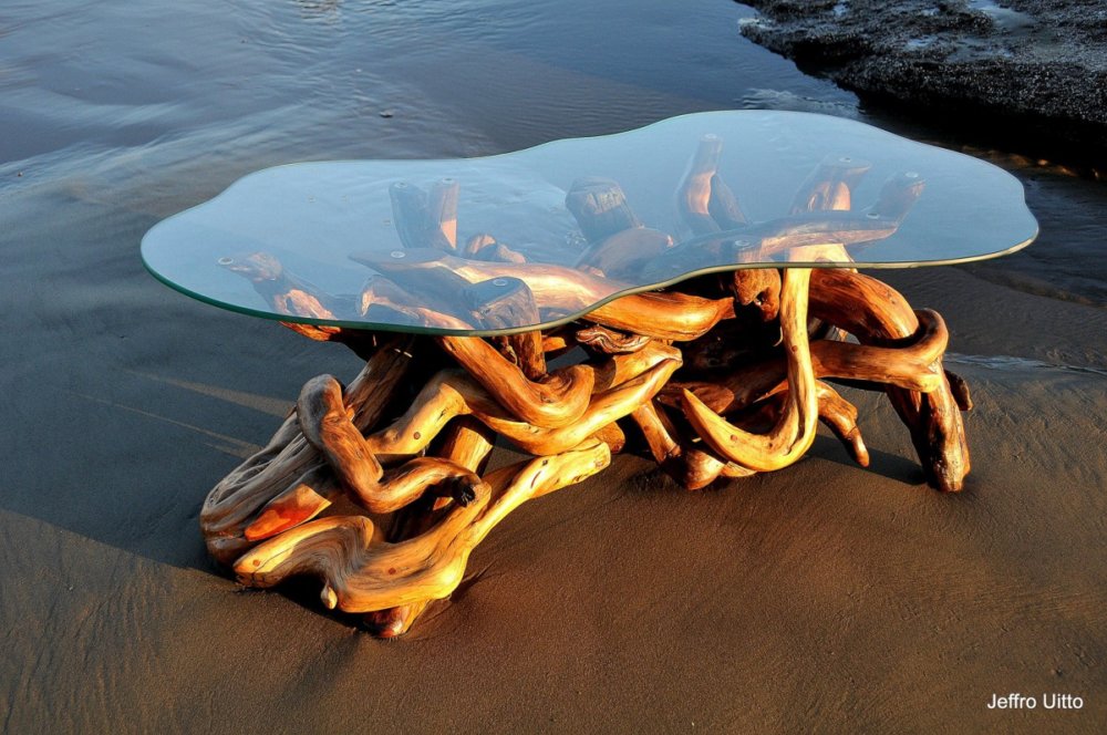 Extraordinary Sculptures And rustic Furniture Carved Out Of Driftwood By Jeffro Uitto 15