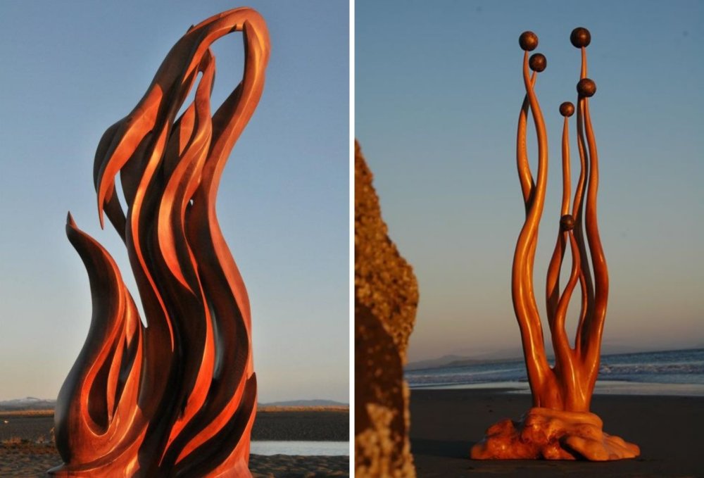 Extraordinary Sculptures And rustic Furniture Carved Out Of Driftwood By Jeffro Uitto 5