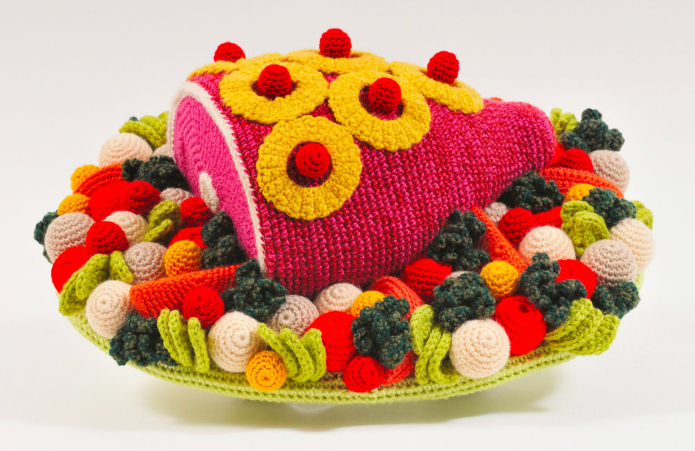 Fabulous Food Sculptures Made Of Crochet By Trevor Smith 1