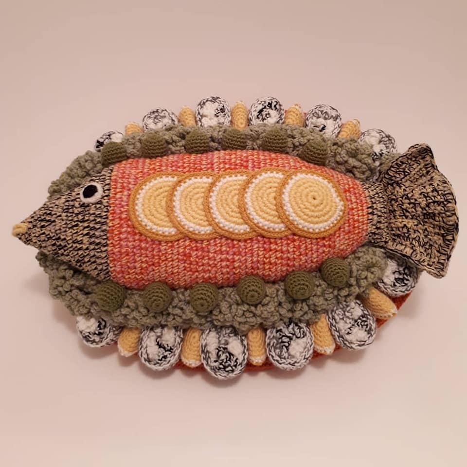 Fabulous Food Sculptures Made Of Crochet By Trevor Smith 9