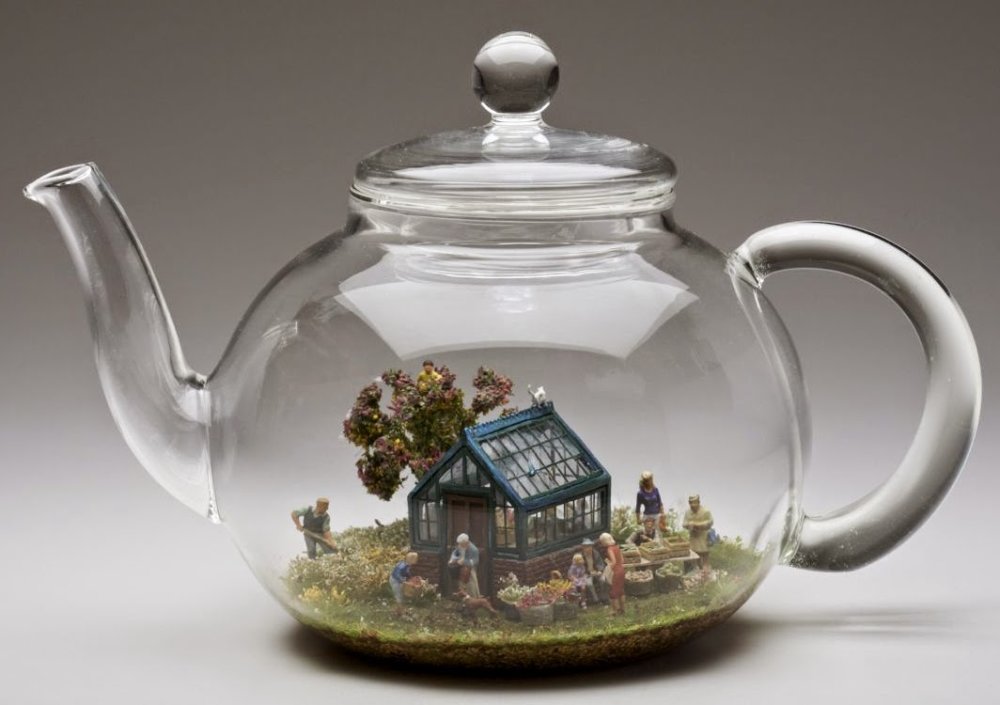 Gorgeous Dioramas On Top And Inside Common Objects By Kendal Murray 1