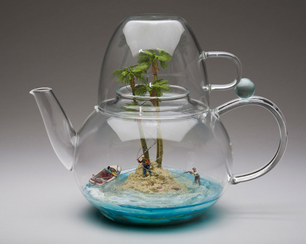 Gorgeous Dioramas On Top And Inside Common Objects By Kendal Murray 5