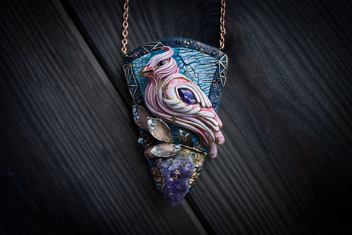 Gorgeous Handmade Jewelry Of Mystical Beings By Ellen Rococo 8